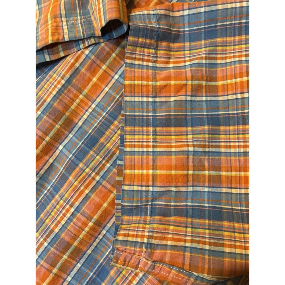 US Polo Association Mens Plaid Button Down Short Sleeve Shirt Size 2xl - Picture 10 of 11